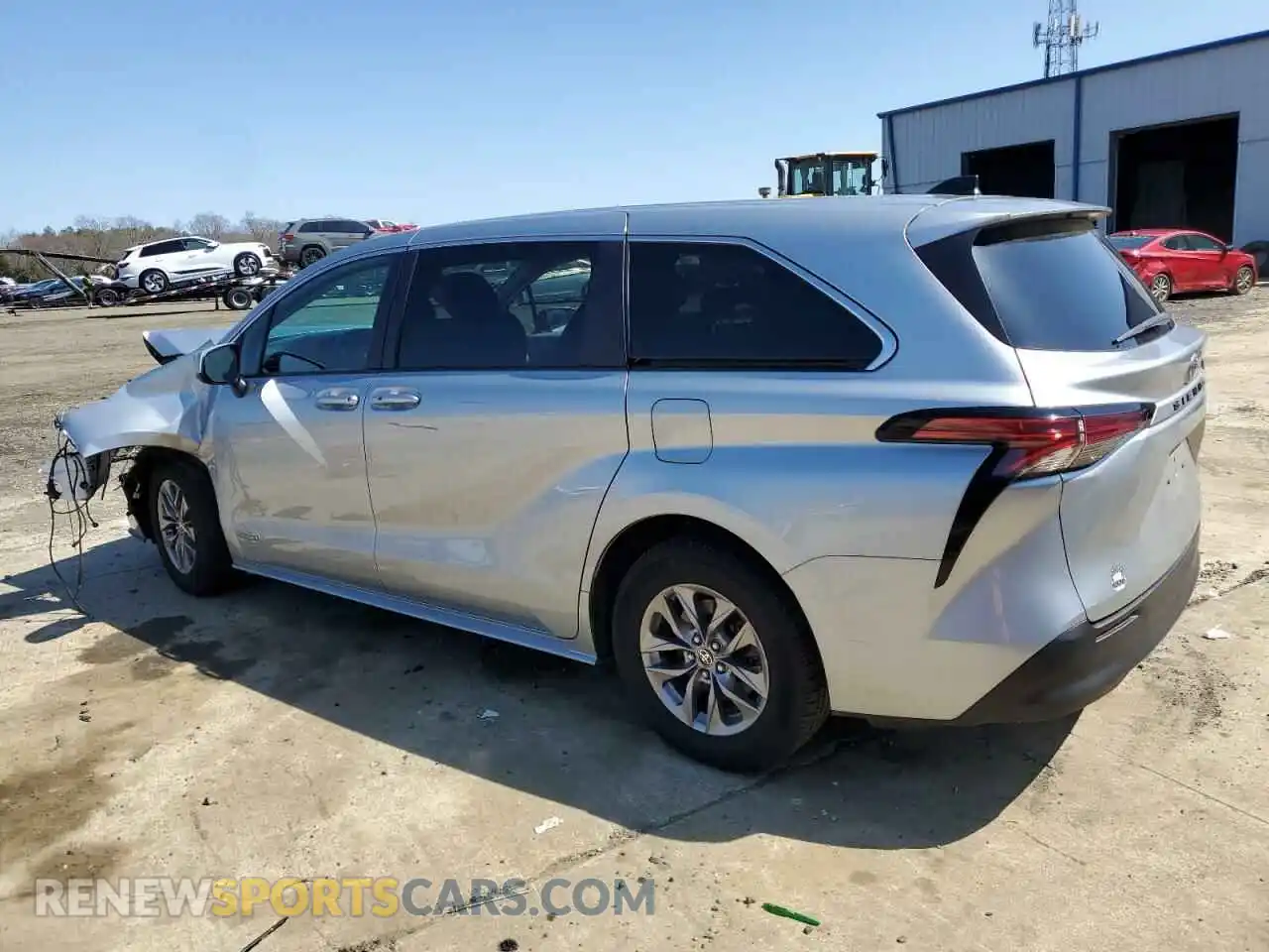 2 Photograph of a damaged car 5TDKRKEC3MS023188 TOYOTA All Models 2021