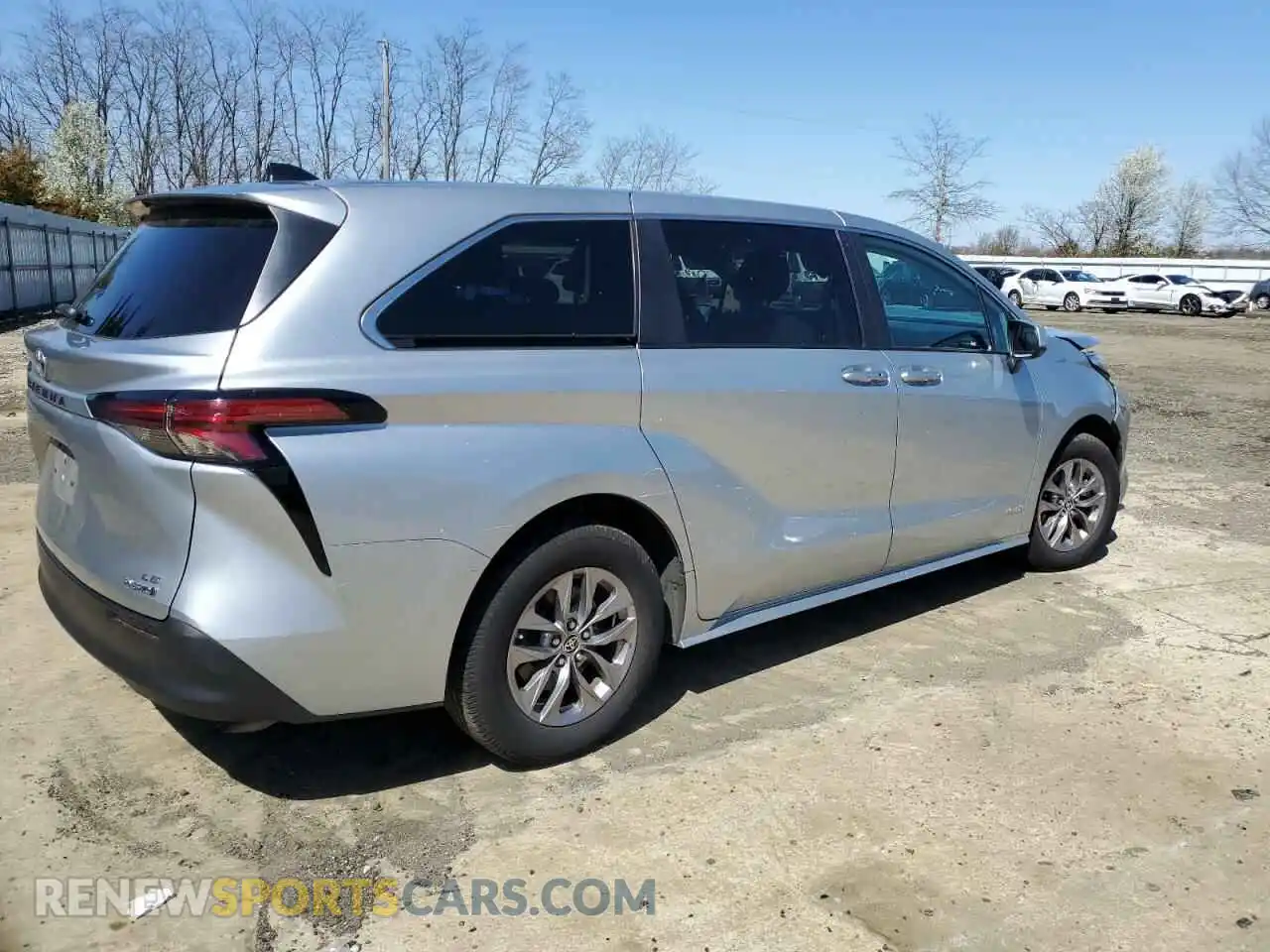 3 Photograph of a damaged car 5TDKRKEC3MS023188 TOYOTA All Models 2021