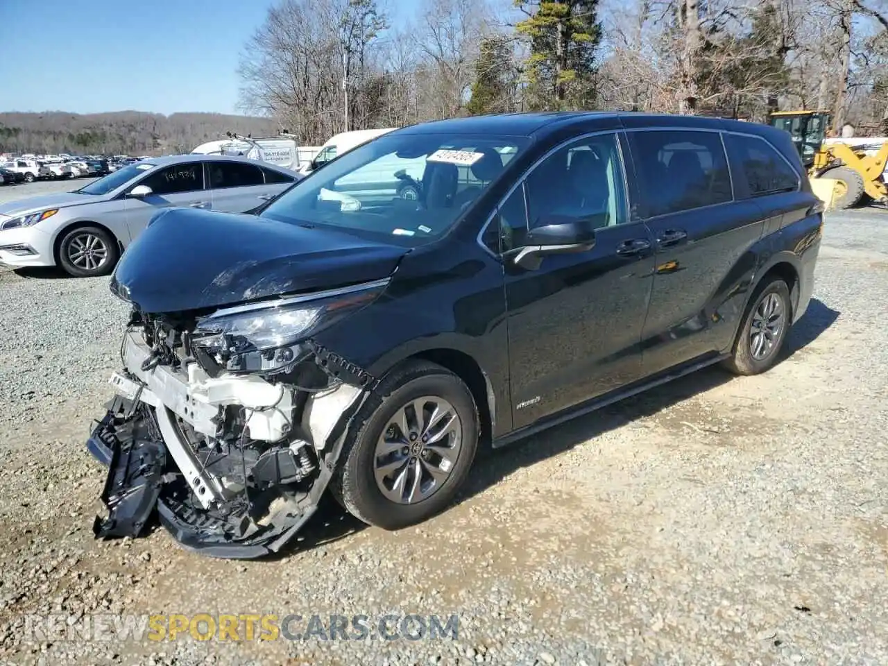 1 Photograph of a damaged car 5TDKRKEC3MS047555 TOYOTA All Models 2021
