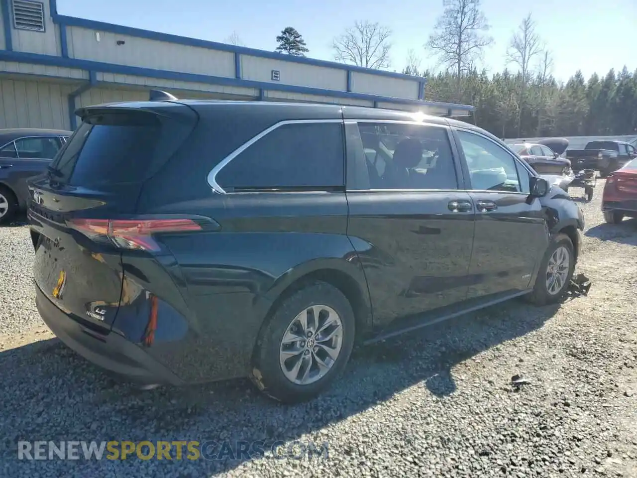 3 Photograph of a damaged car 5TDKRKEC3MS047555 TOYOTA All Models 2021