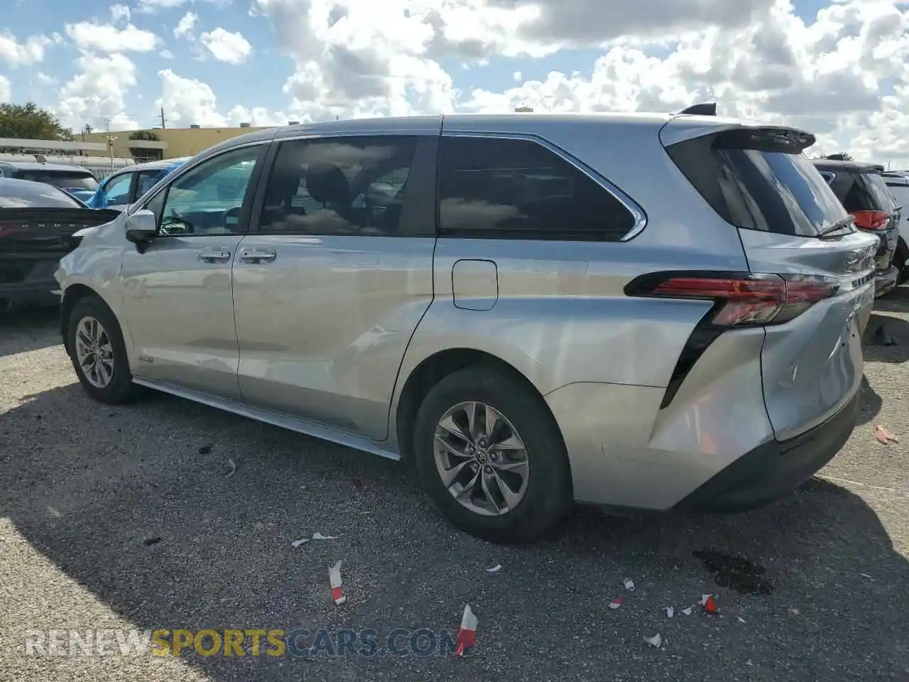 2 Photograph of a damaged car 5TDKRKEC3MS064212 TOYOTA All Models 2021