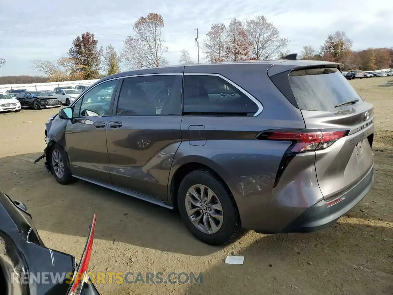 2 Photograph of a damaged car 5TDKRKEC4MS015620 TOYOTA All Models 2021