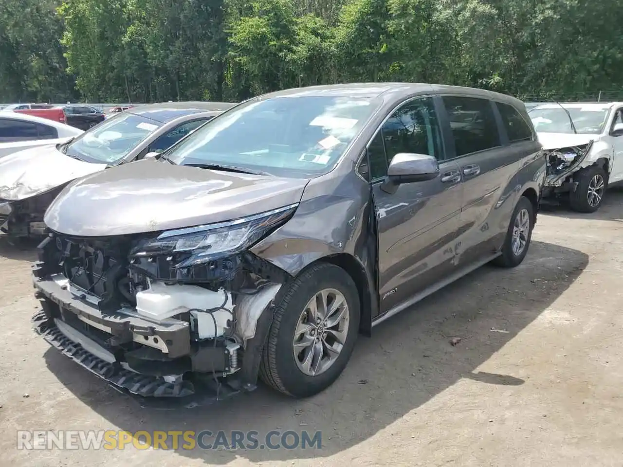 1 fotografías del automóvil dañado 5TDKRKEC4MS026441 TOYOTA All Models 2021