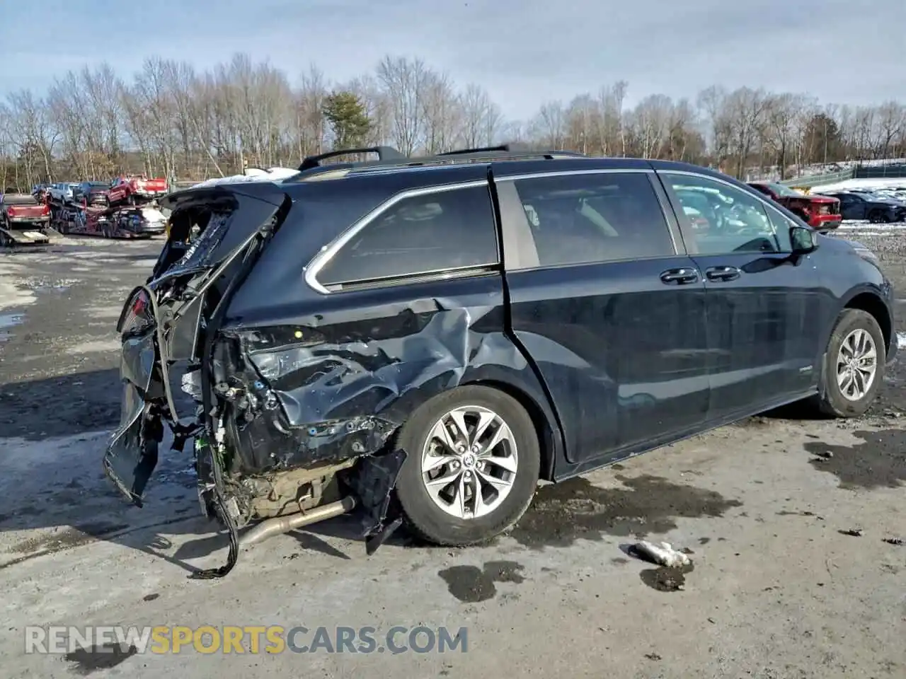3 Photograph of a damaged car 5TDKRKEC4MS059813 TOYOTA All Models 2021