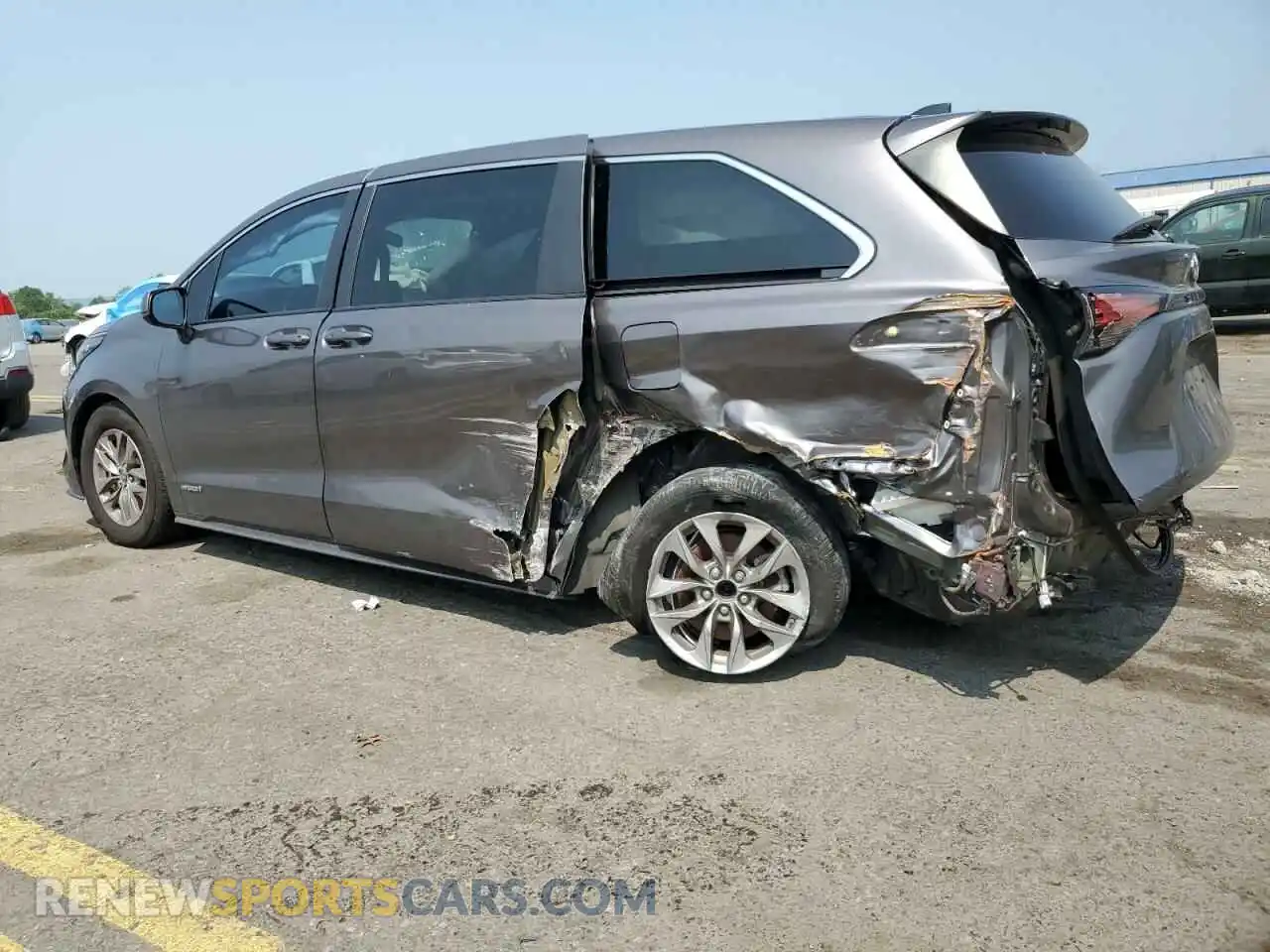 2 Photograph of a damaged car 5TDKRKEC5MS017683 TOYOTA All Models 2021