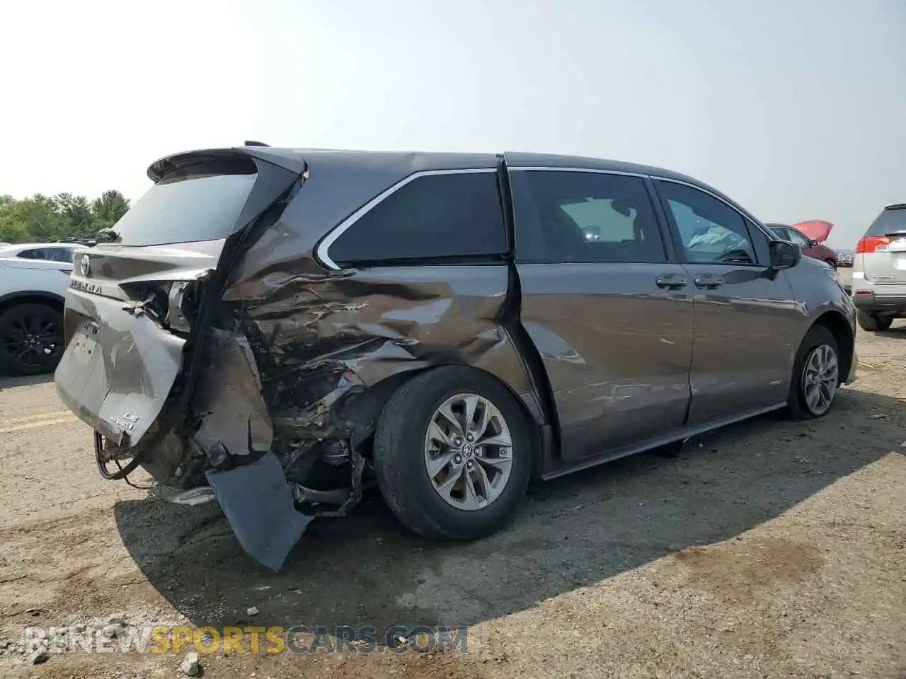 3 Photograph of a damaged car 5TDKRKEC5MS017683 TOYOTA All Models 2021
