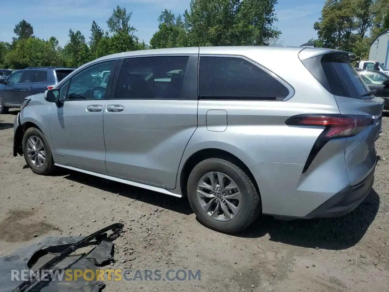 2 Photograph of a damaged car 5TDKRKEC5MS022995 TOYOTA All Models 2021