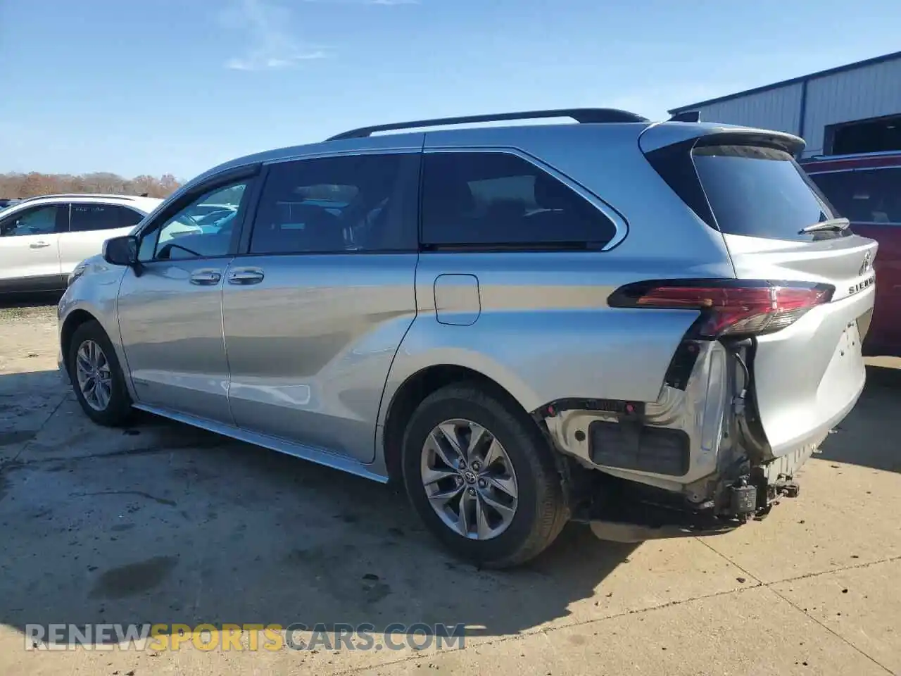 2 Photograph of a damaged car 5TDKRKEC5MS031518 TOYOTA All Models 2021