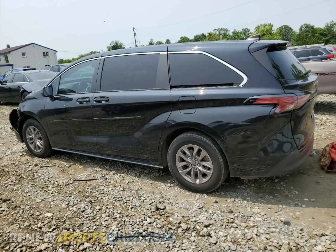 2 Photograph of a damaged car 5TDKRKEC5MS051249 TOYOTA All Models 2021