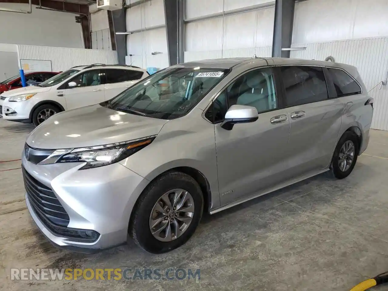 1 Photograph of a damaged car 5TDKRKEC5MS063482 TOYOTA All Models 2021