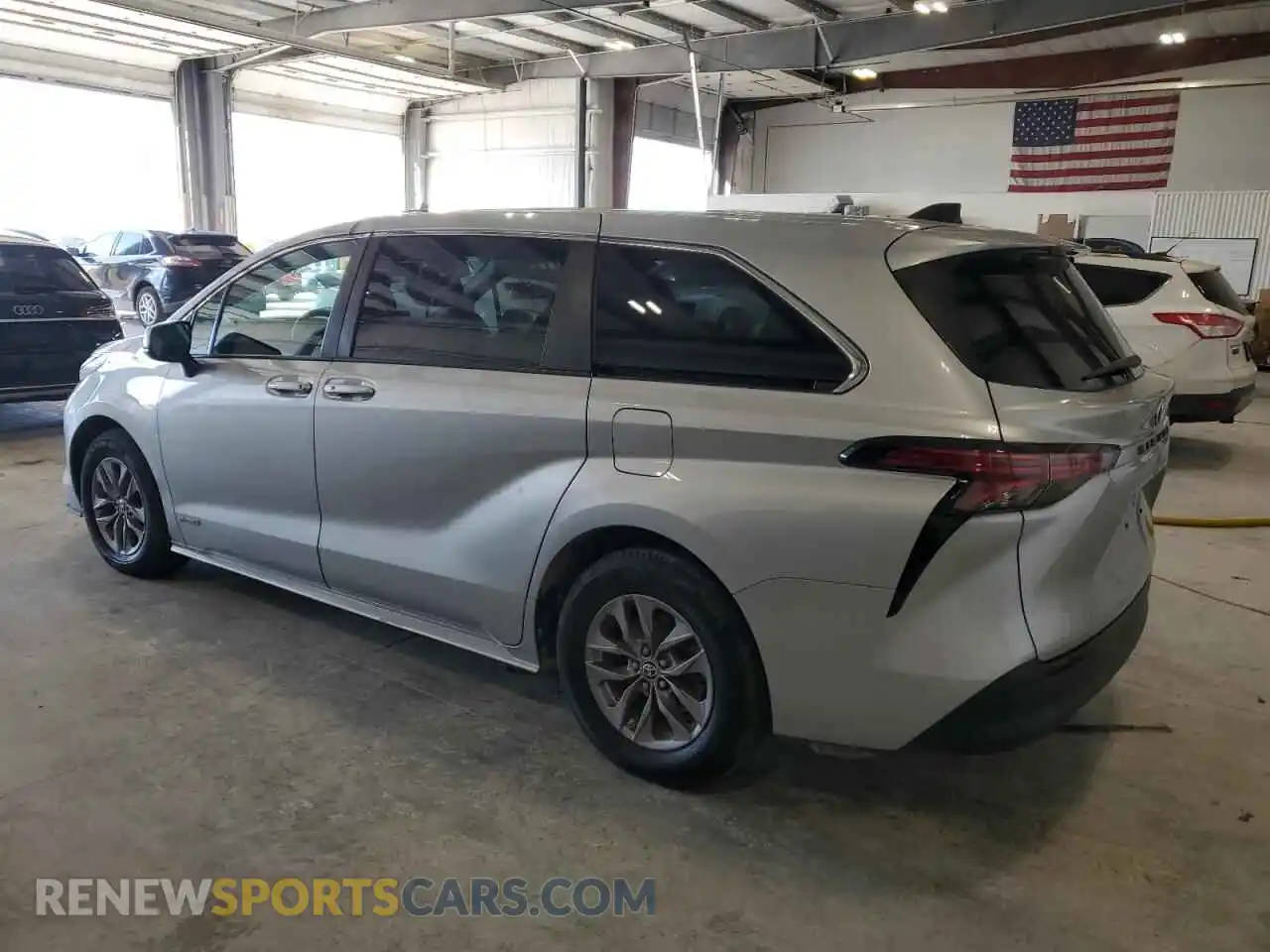 2 Photograph of a damaged car 5TDKRKEC5MS063482 TOYOTA All Models 2021