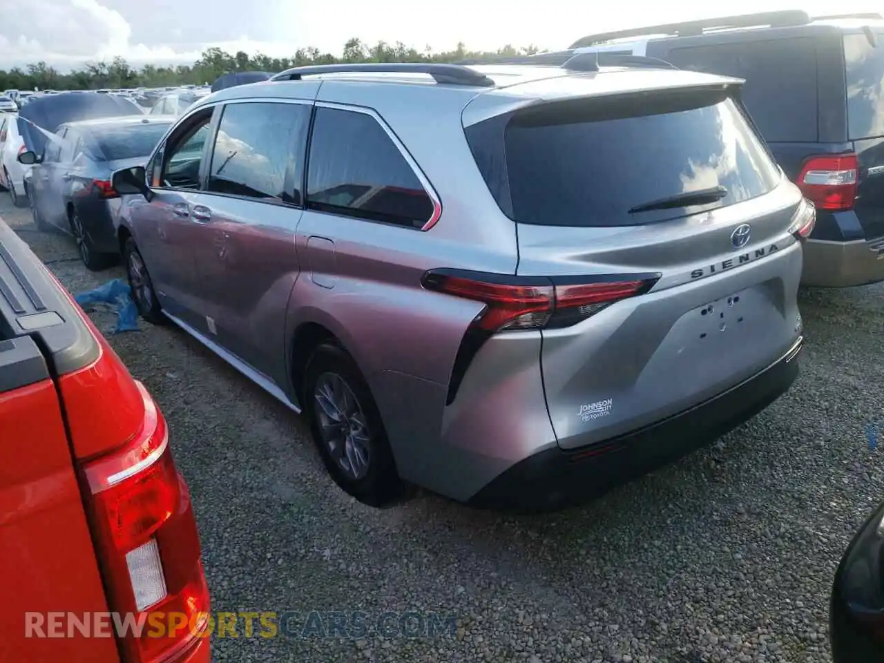 2 Photograph of a damaged car 5TDKRKEC5MS068214 TOYOTA All Models 2021