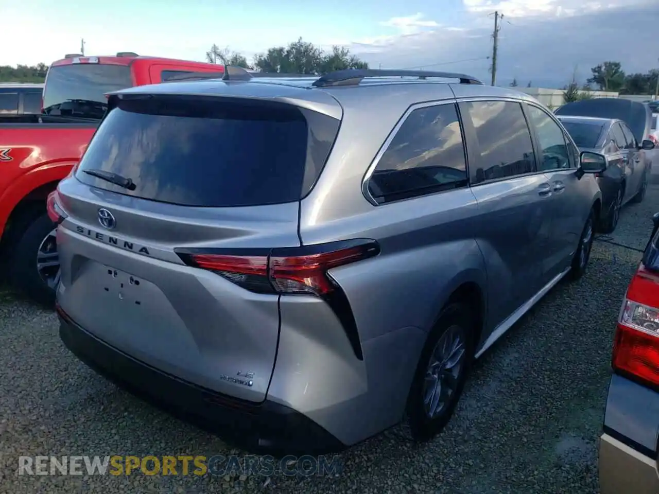 3 Photograph of a damaged car 5TDKRKEC5MS068214 TOYOTA All Models 2021