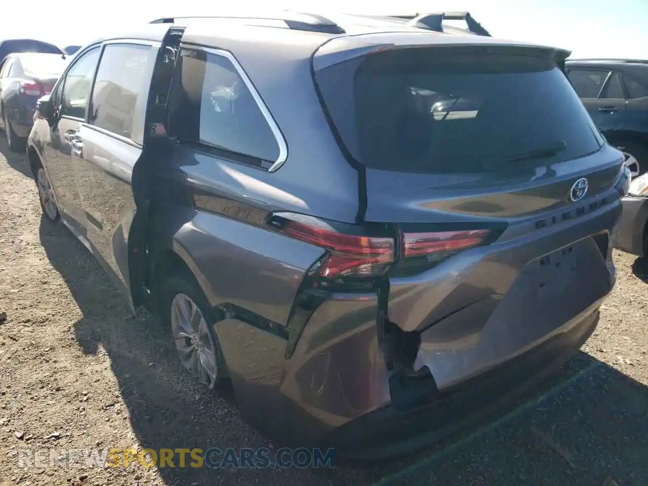 2 Photograph of a damaged car 5TDKRKEC5MS071663 TOYOTA All Models 2021