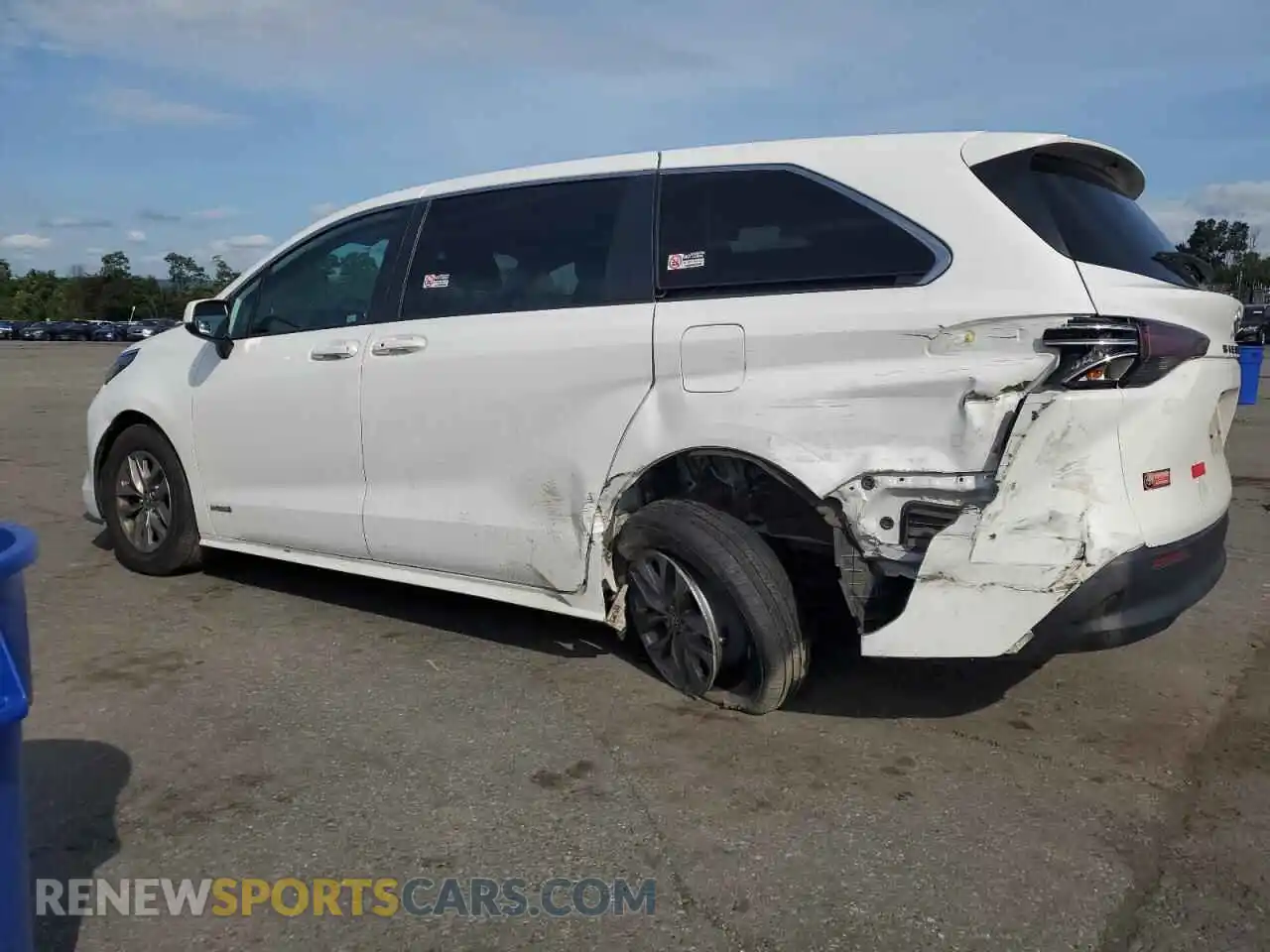 2 Фотография поврежденного автомобиля 5TDKRKEC6MS043743 TOYOTA All Models 2021