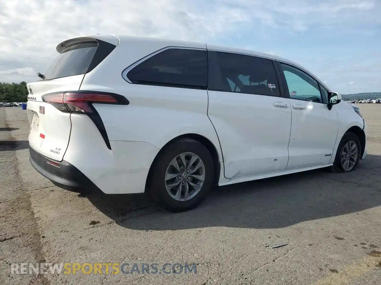3 Фотография поврежденного автомобиля 5TDKRKEC6MS043743 TOYOTA All Models 2021