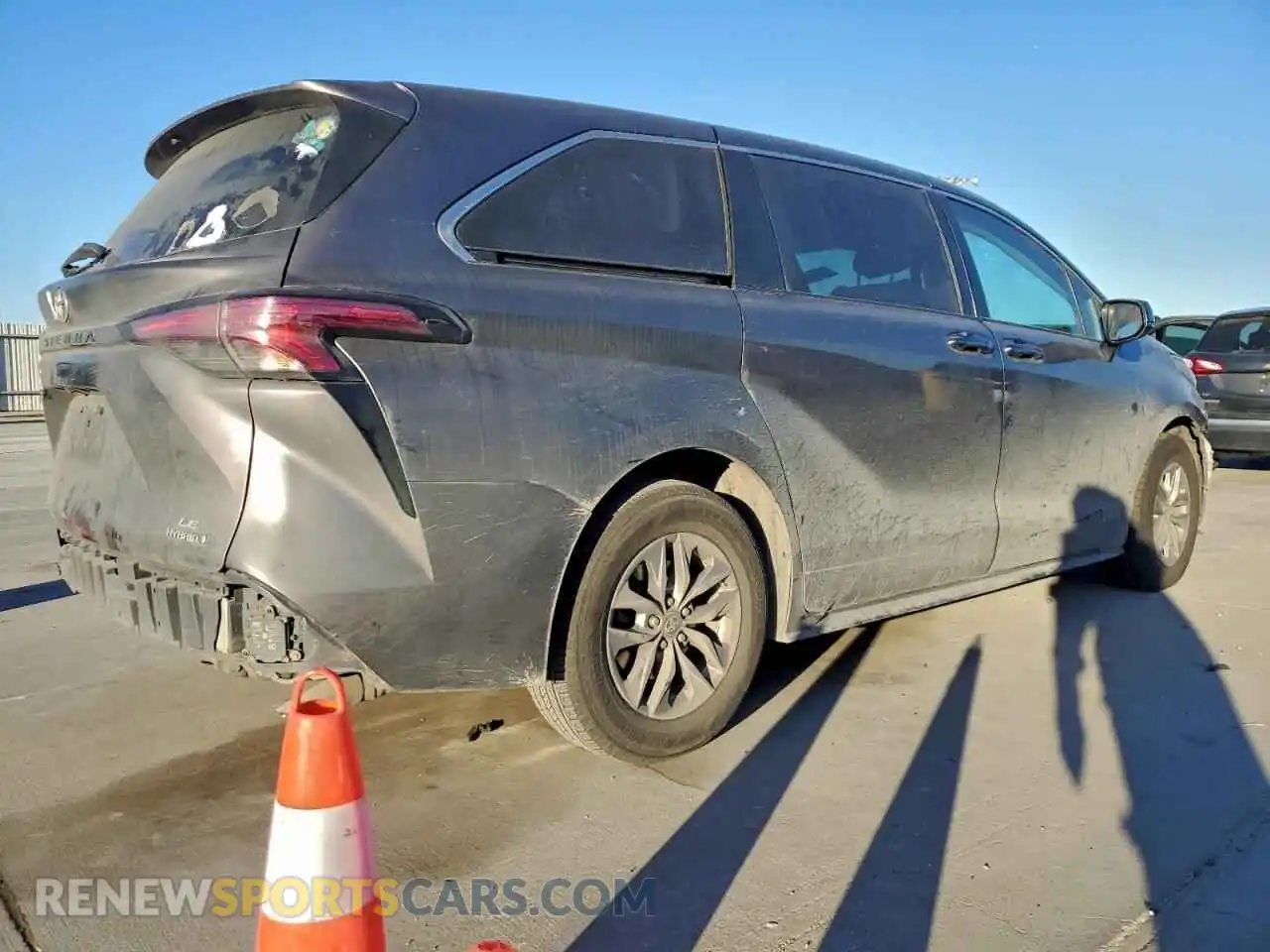 3 Photograph of a damaged car 5TDKRKEC7MS018463 TOYOTA All Models 2021