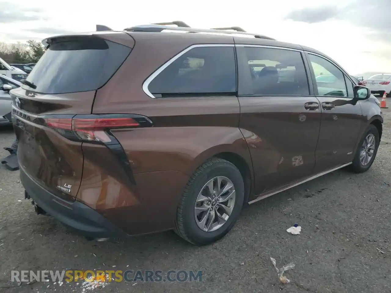 3 Photograph of a damaged car 5TDKRKEC7MS020388 TOYOTA All Models 2021