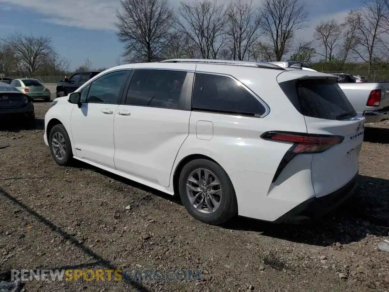 2 Photograph of a damaged car 5TDKRKEC7MS027437 TOYOTA All Models 2021