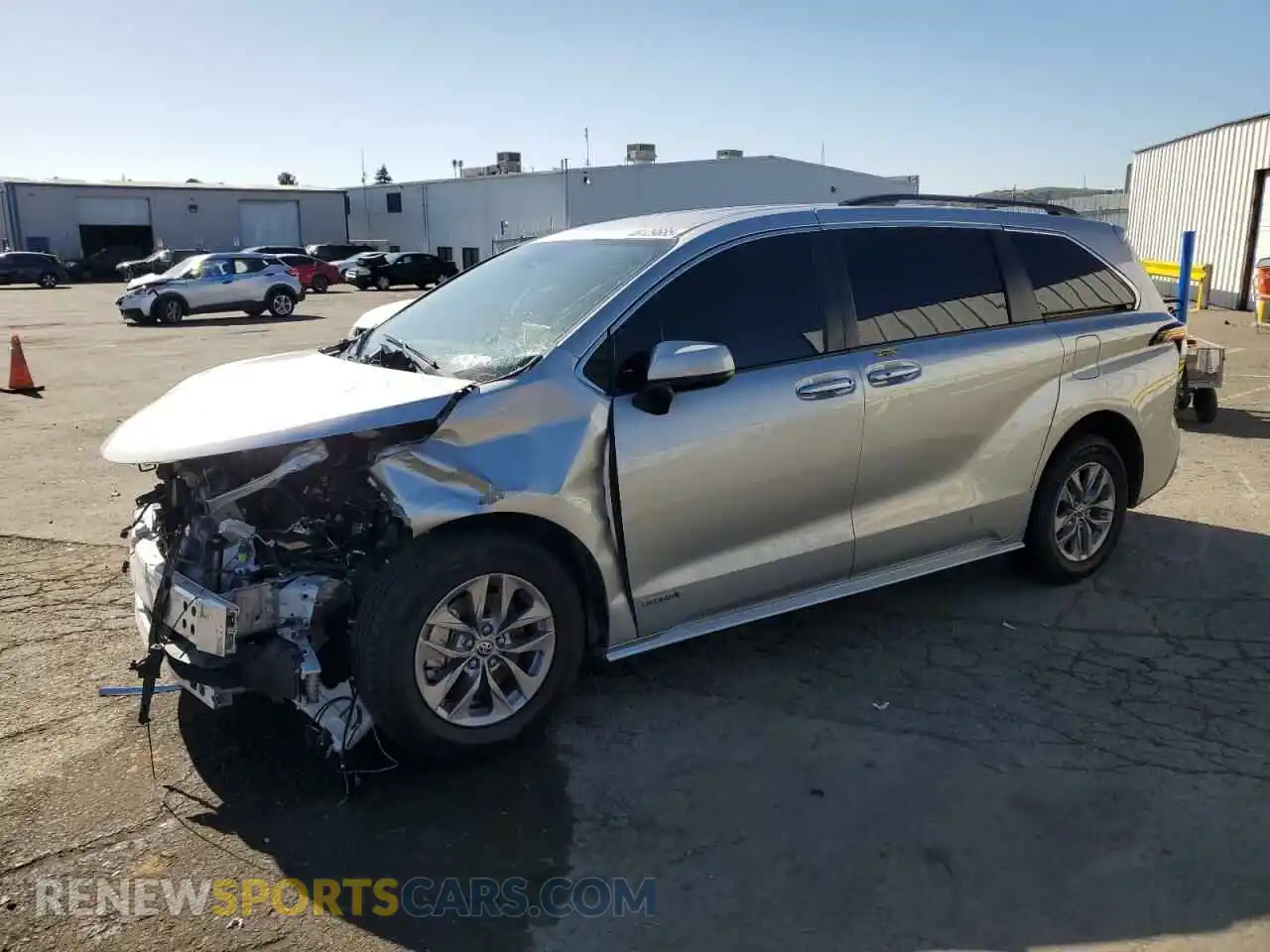 1 Фотография поврежденного автомобиля 5TDKRKEC7MS058641 TOYOTA All Models 2021