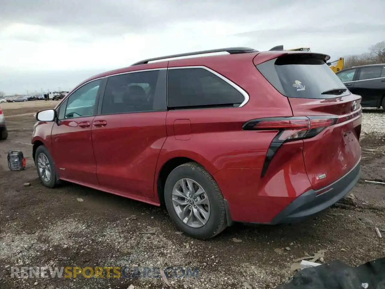 2 Photograph of a damaged car 5TDKRKEC8MS065338 TOYOTA All Models 2021