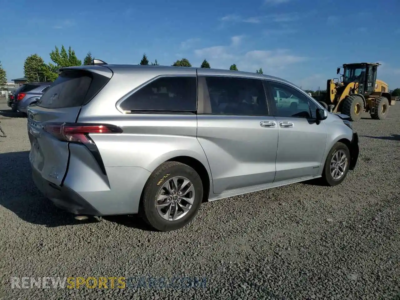 3 Фотография поврежденного автомобиля 5TDKRKECXMS023205 TOYOTA All Models 2021