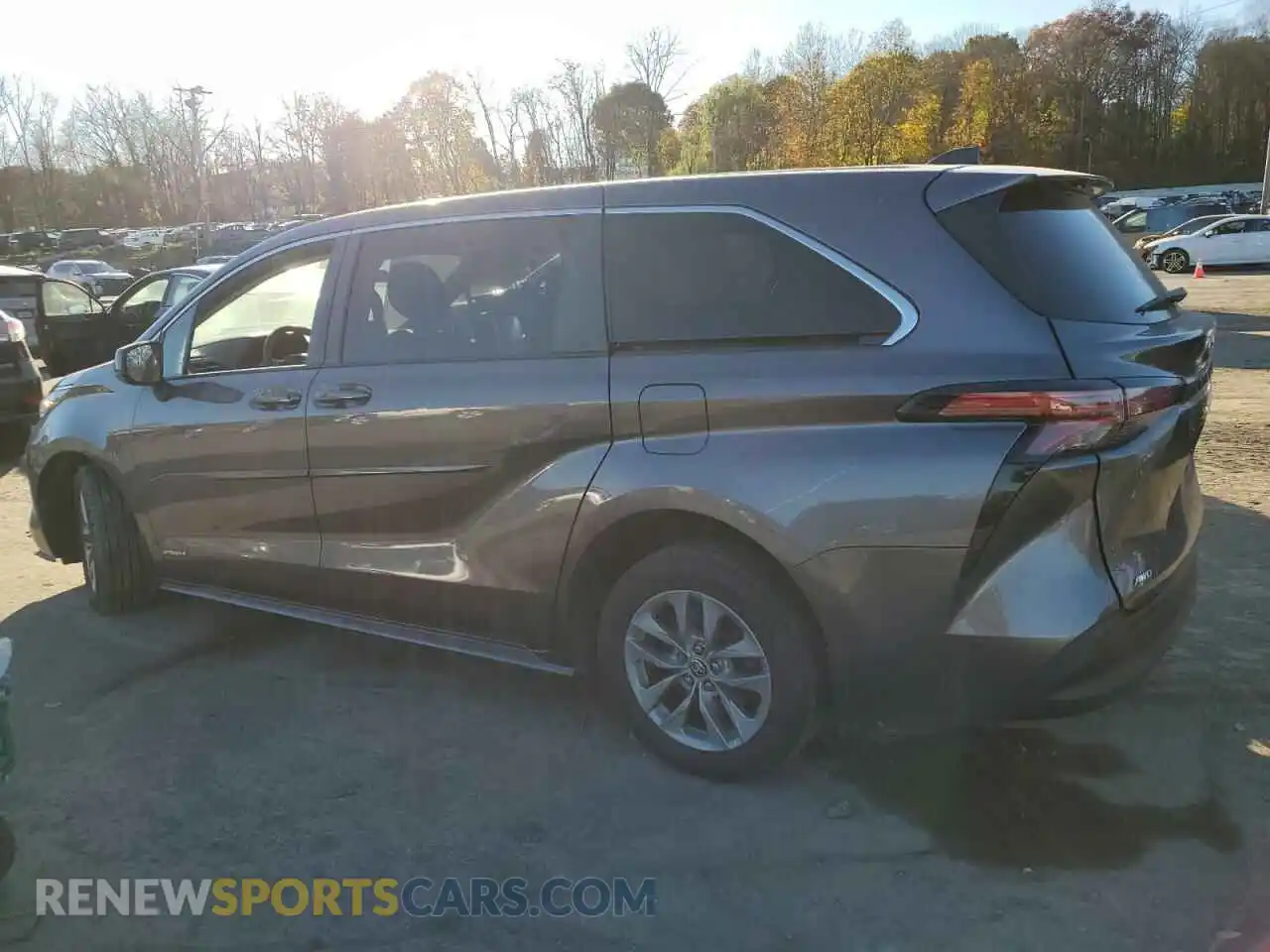 2 Photograph of a damaged car 5TDKSKFC6MS007120 TOYOTA All Models 2021