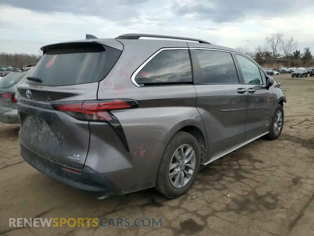 3 Photograph of a damaged car 5TDKSKFC6MS030087 TOYOTA All Models 2021