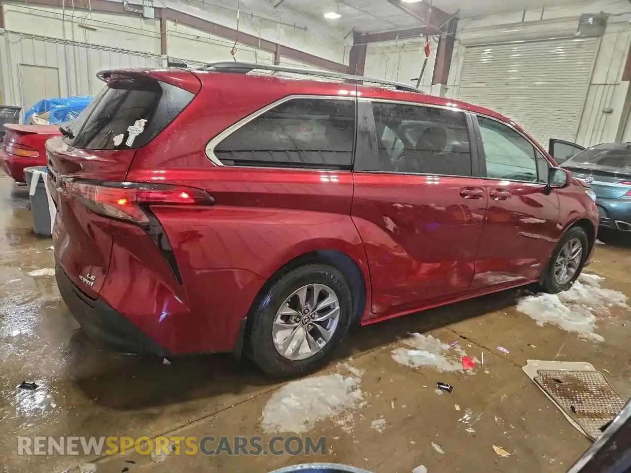 3 Photograph of a damaged car 5TDKSKFC8MS037476 TOYOTA All Models 2021