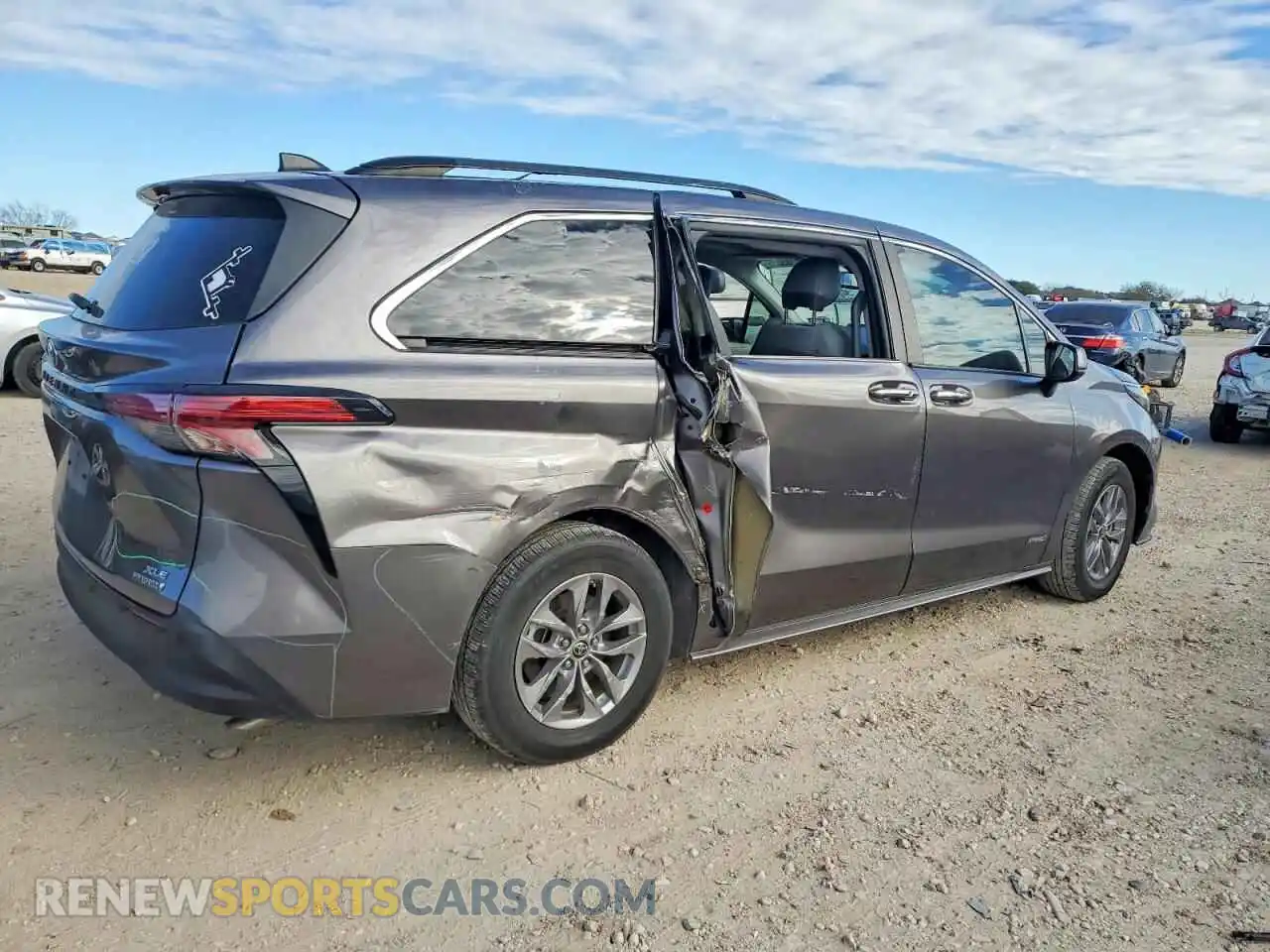 3 Photograph of a damaged car 5TDYRKEC0MS072844 TOYOTA All Models 2021