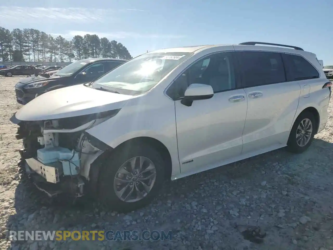 1 Photograph of a damaged car 5TDYRKEC1MS039867 TOYOTA All Models 2021