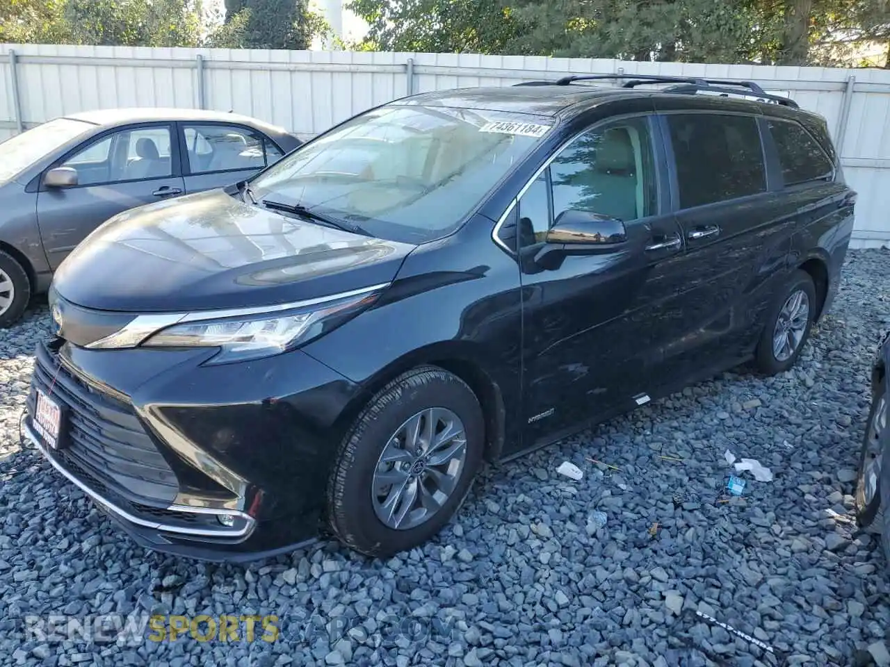 1 Photograph of a damaged car 5TDYRKEC2MS043023 TOYOTA All Models 2021