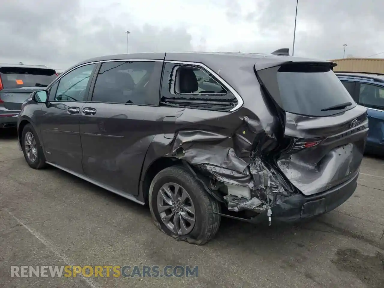 2 Photograph of a damaged car 5TDYRKEC3MS027493 TOYOTA All Models 2021