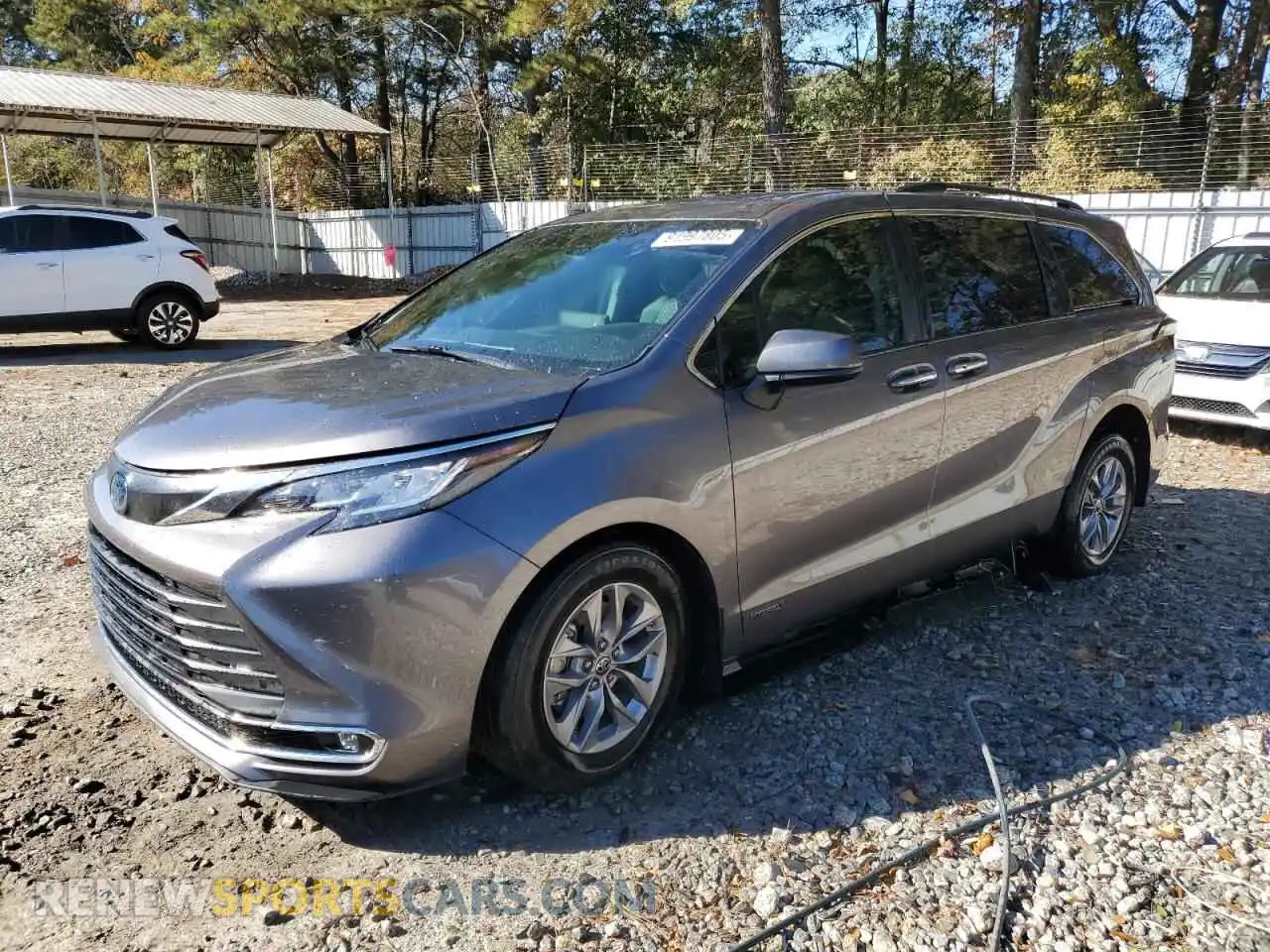 1 Photograph of a damaged car 5TDYRKEC3MS055181 TOYOTA All Models 2021