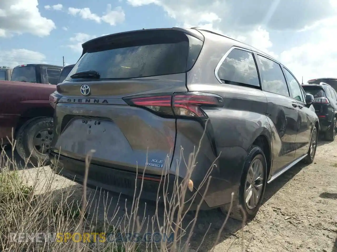 3 Photograph of a damaged car 5TDYRKEC3MS066343 TOYOTA All Models 2021