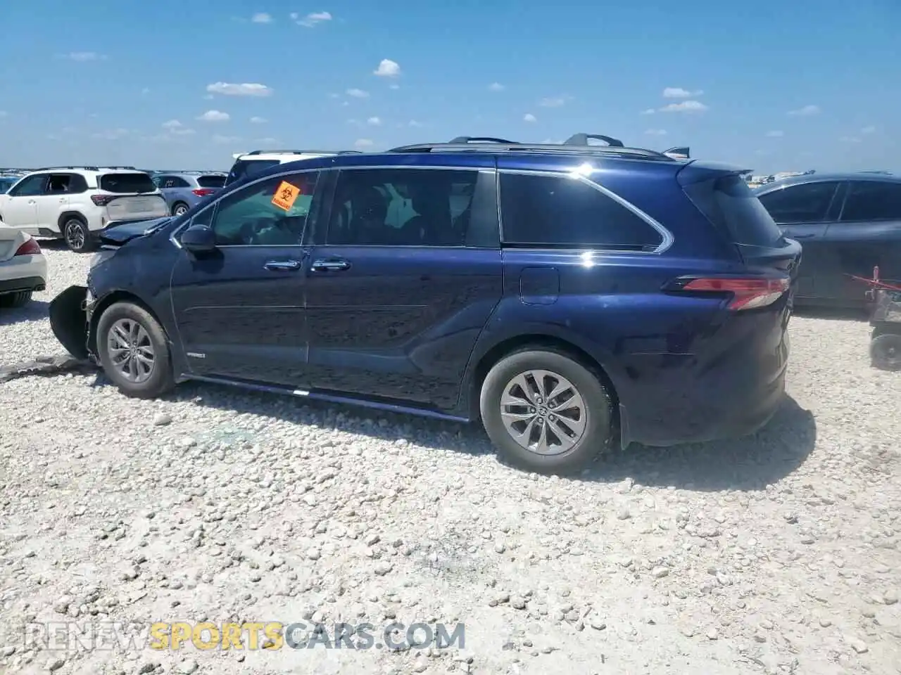 2 Photograph of a damaged car 5TDYRKEC3MS066424 TOYOTA All Models 2021