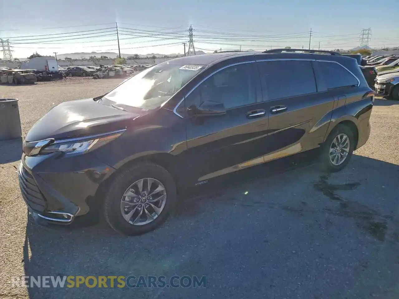 1 Photograph of a damaged car 5TDYRKEC4MS048725 TOYOTA All Models 2021