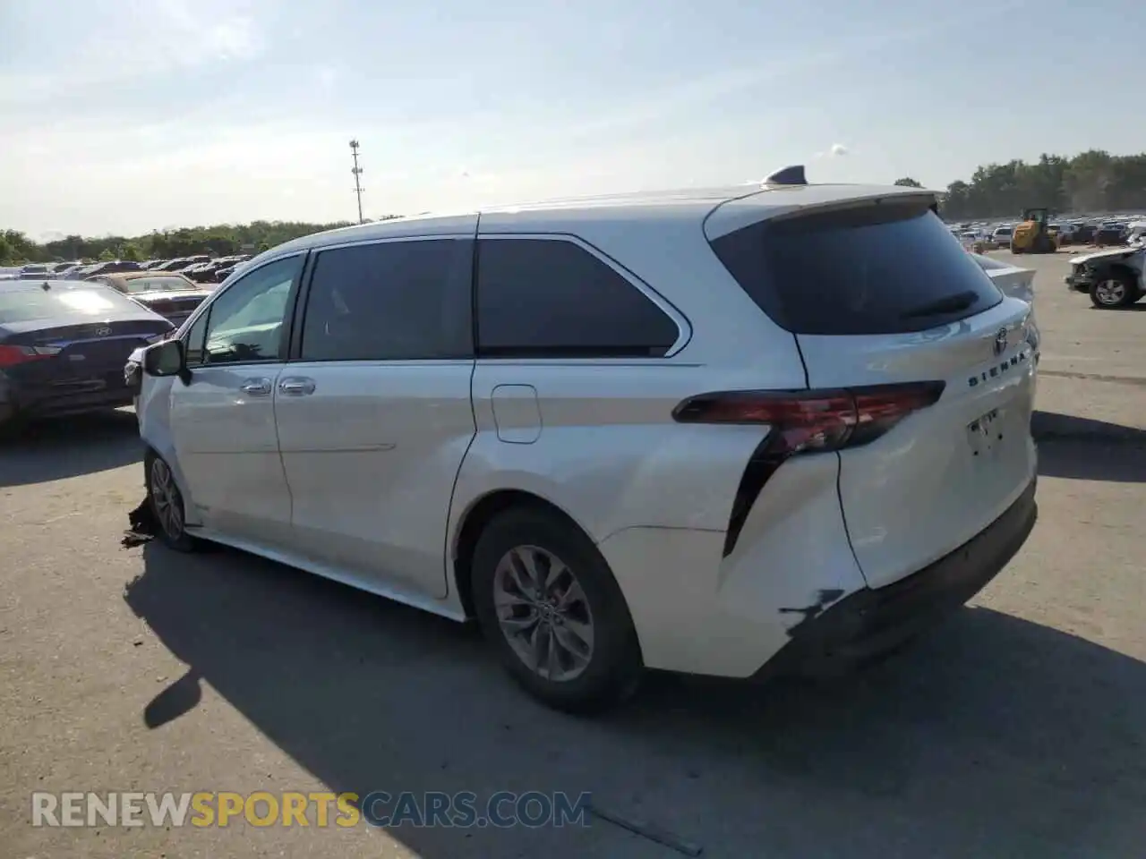 2 Photograph of a damaged car 5TDYRKEC4MS050362 TOYOTA All Models 2021