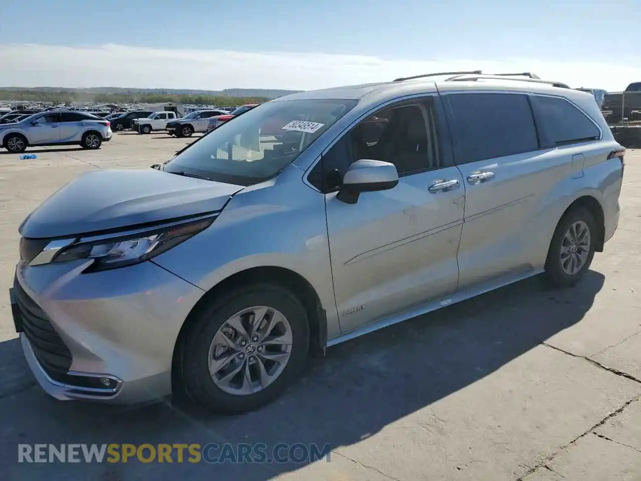 1 Фотография поврежденного автомобиля 5TDYRKEC4MS061295 TOYOTA All Models 2021