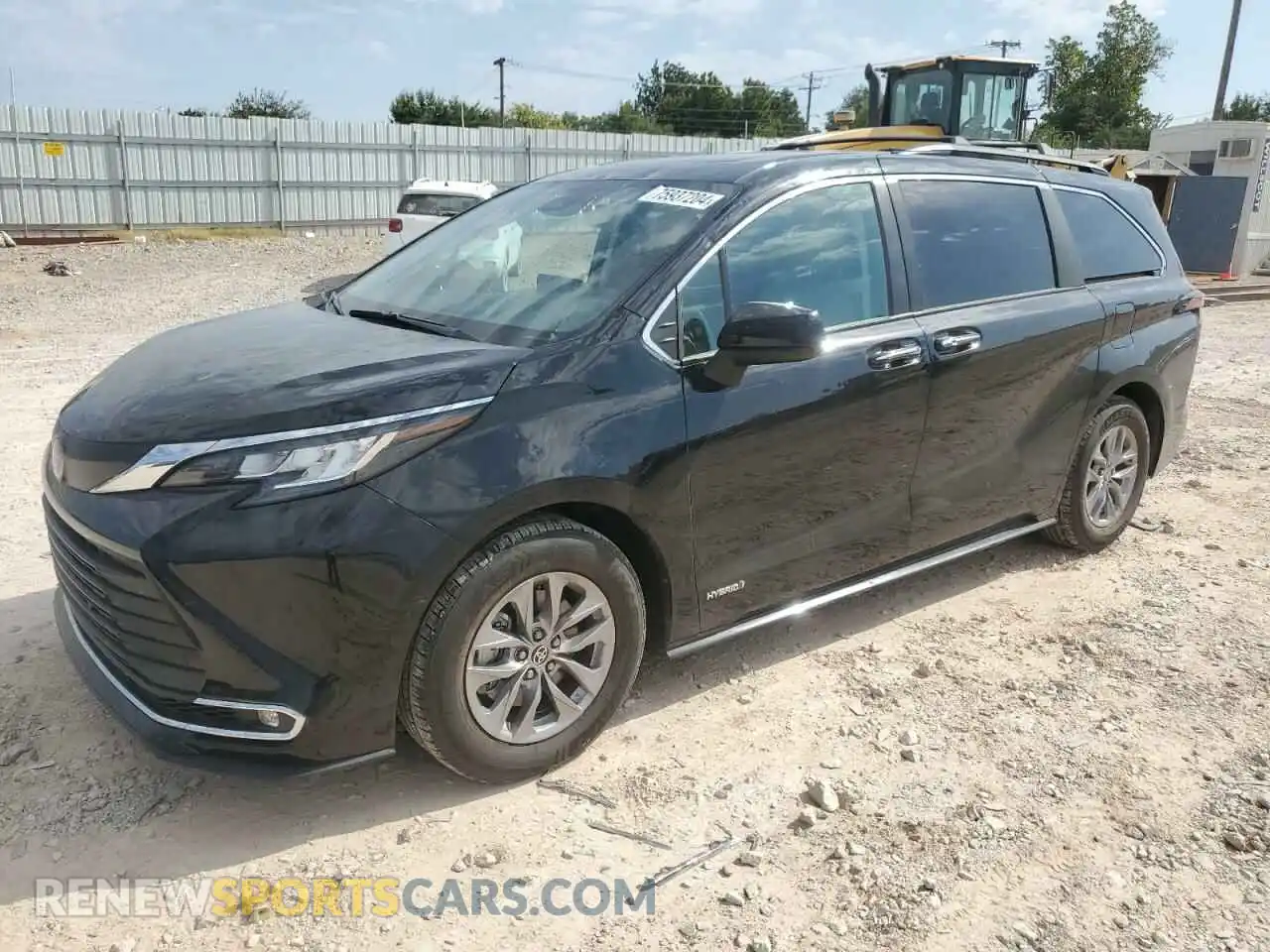 1 Photograph of a damaged car 5TDYRKEC5MS015250 TOYOTA All Models 2021