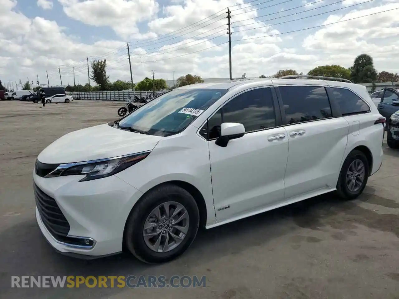 1 Photograph of a damaged car 5TDYRKEC5MS047289 TOYOTA All Models 2021