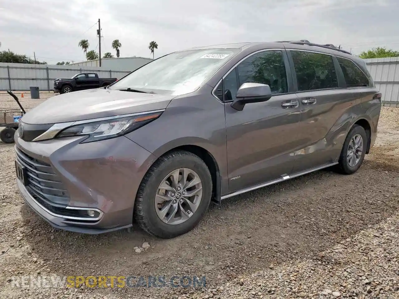 1 Photograph of a damaged car 5TDYRKEC6MS028816 TOYOTA All Models 2021