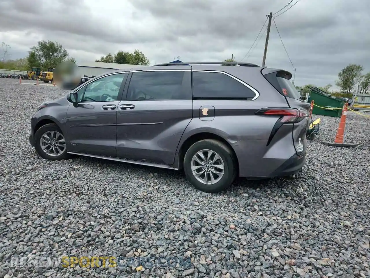 2 Photograph of a damaged car 5TDYRKEC8MS053572 TOYOTA All Models 2021