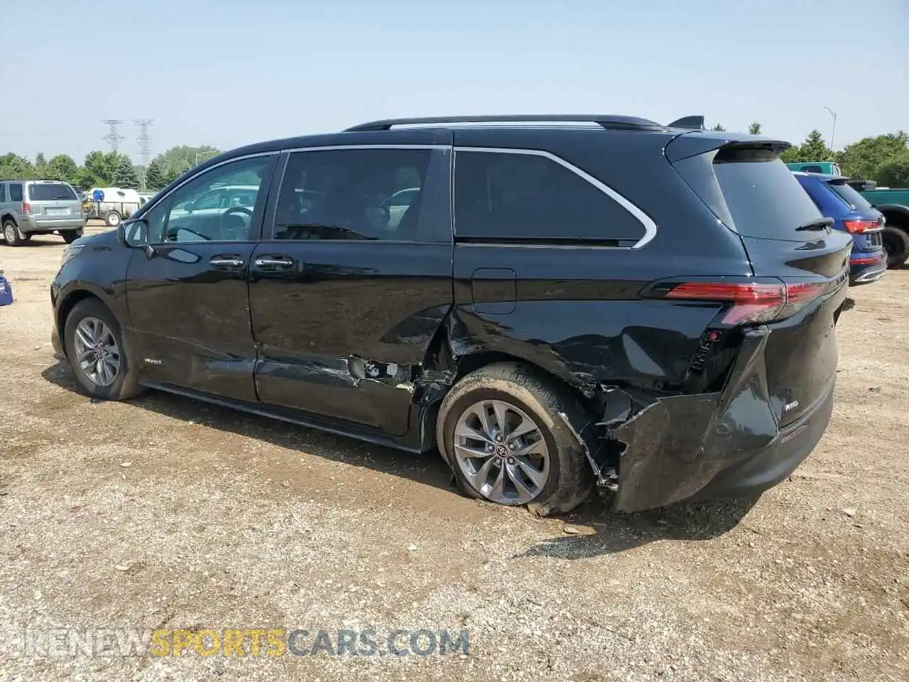 2 Photograph of a damaged car 5TDYSKFC3MS037346 TOYOTA All Models 2021