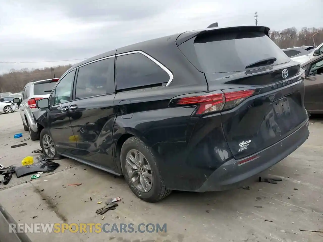 2 Photograph of a damaged car 5TDYSKFC4MS006039 TOYOTA All Models 2021