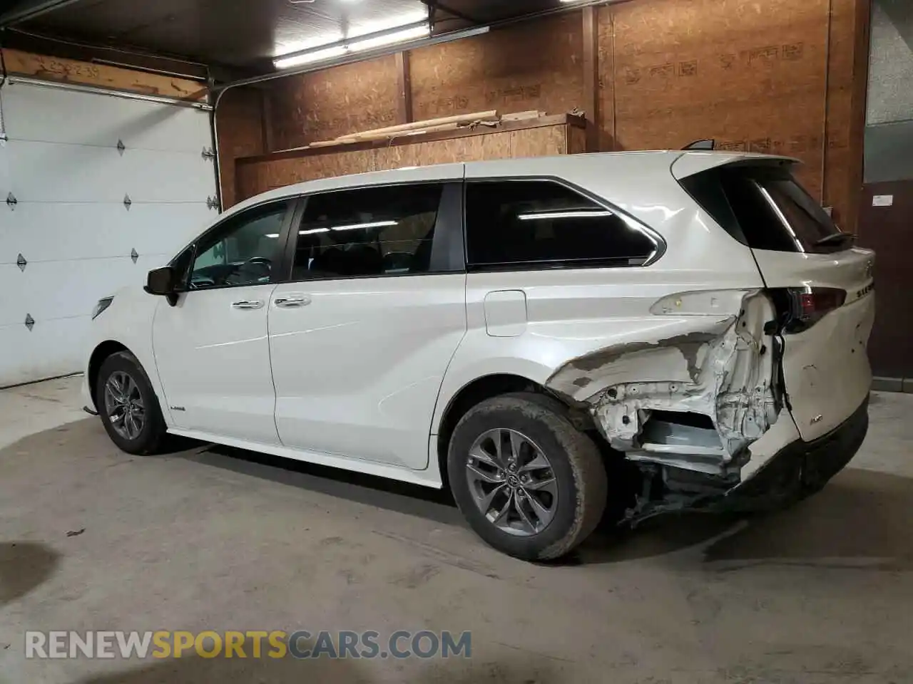 2 Photograph of a damaged car 5TDYSKFC7MS031162 TOYOTA All Models 2021