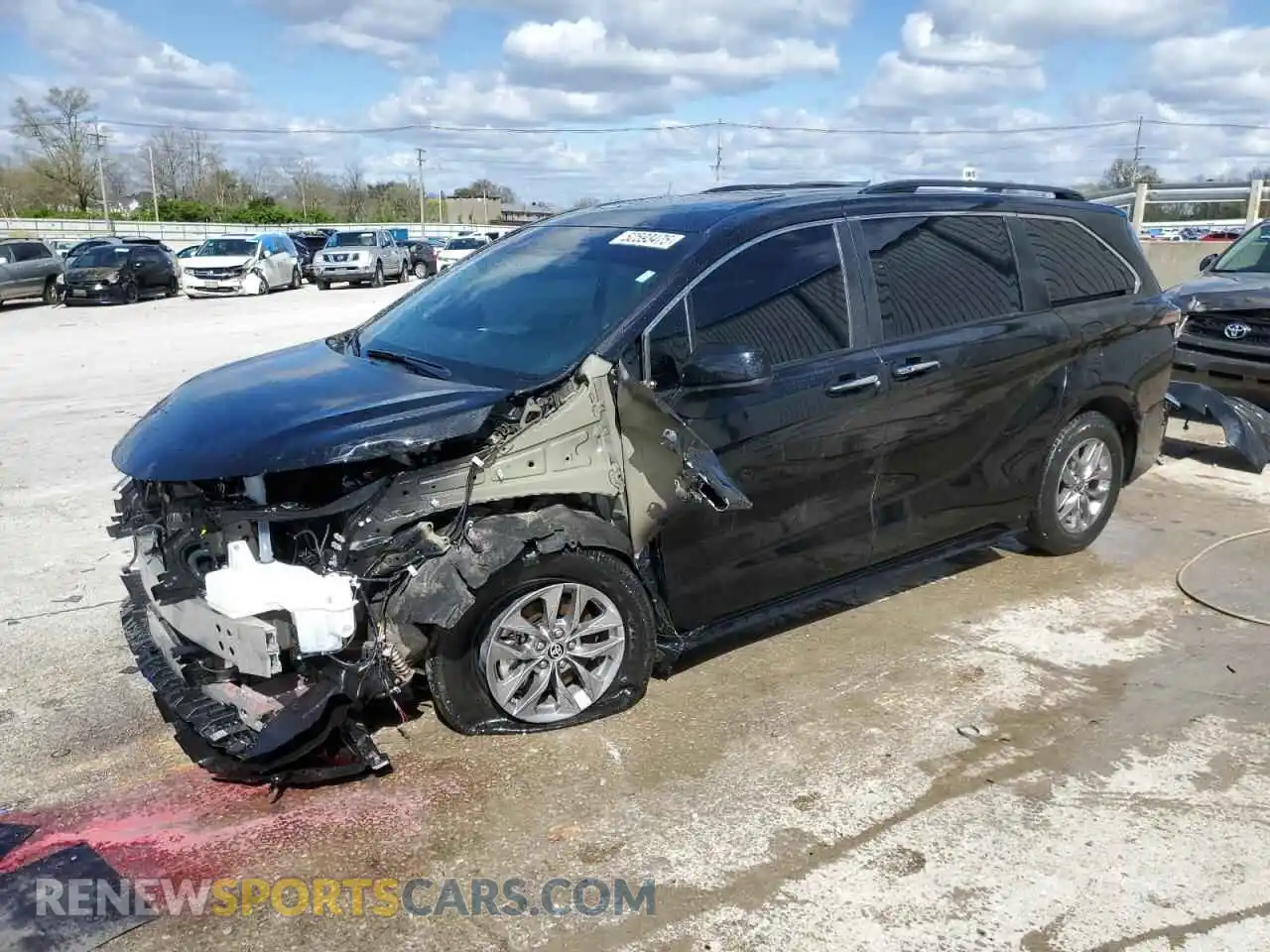1 Photograph of a damaged car 5TDJRKEC0PS177339 TOYOTA All Models 2023
