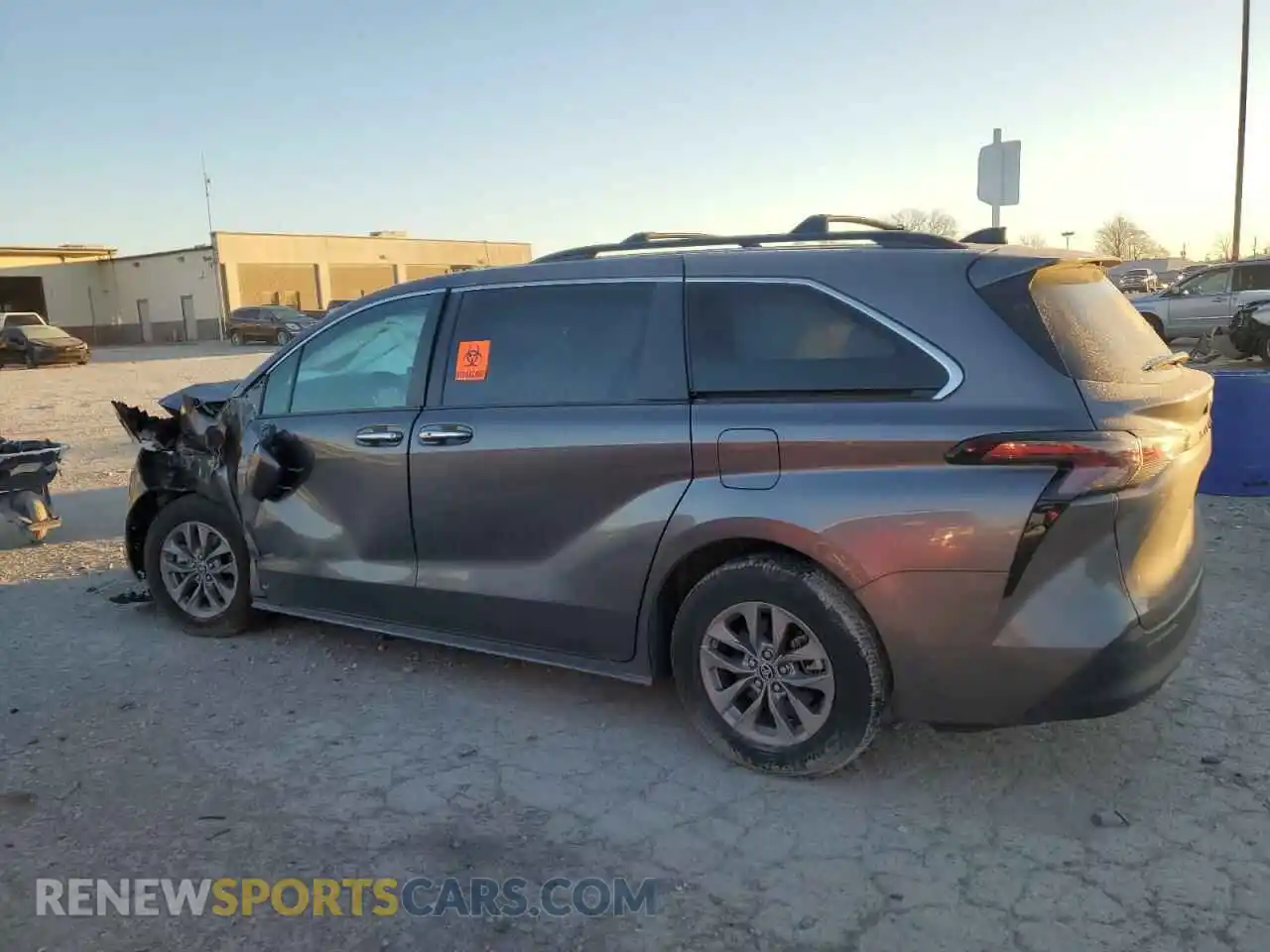 2 Photograph of a damaged car 5TDYRKEC2PS175672 TOYOTA All Models 2023