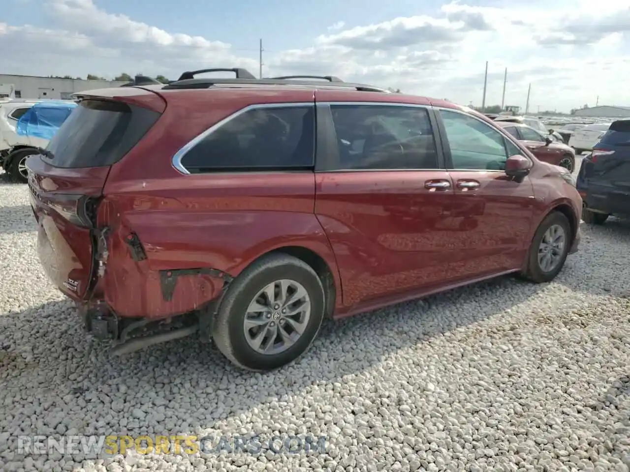 3 Фотография поврежденного автомобиля 5TDYRKEC7PS140450 TOYOTA All Models 2023