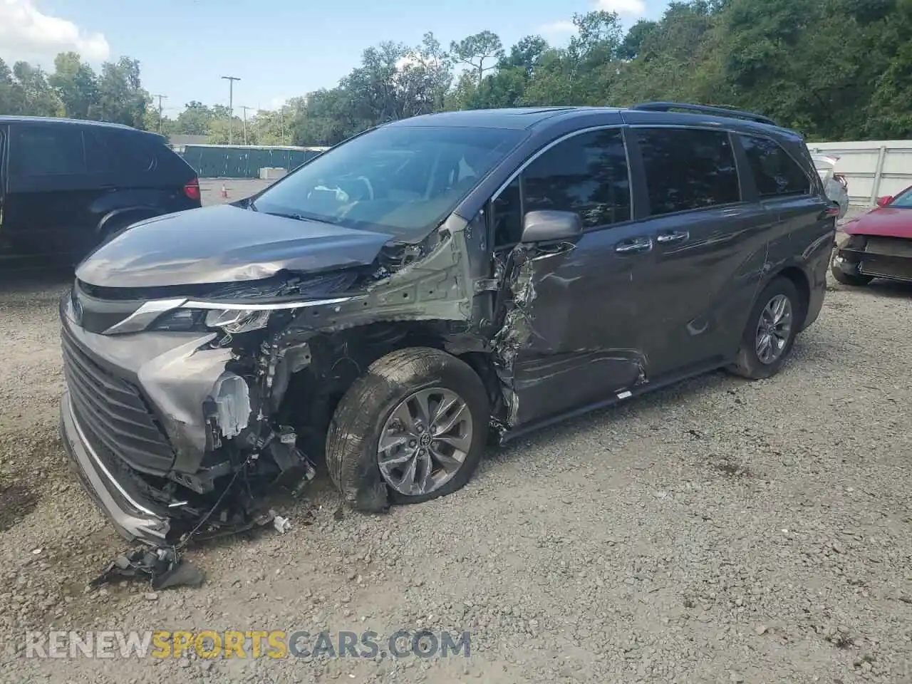 1 Photograph of a damaged car 5TDYRKEC7PS175392 TOYOTA All Models 2023